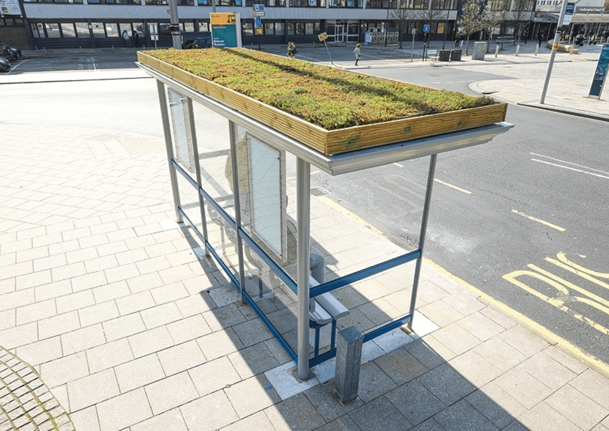 Green Bee Bus Stop Roof&nbsp;Project
